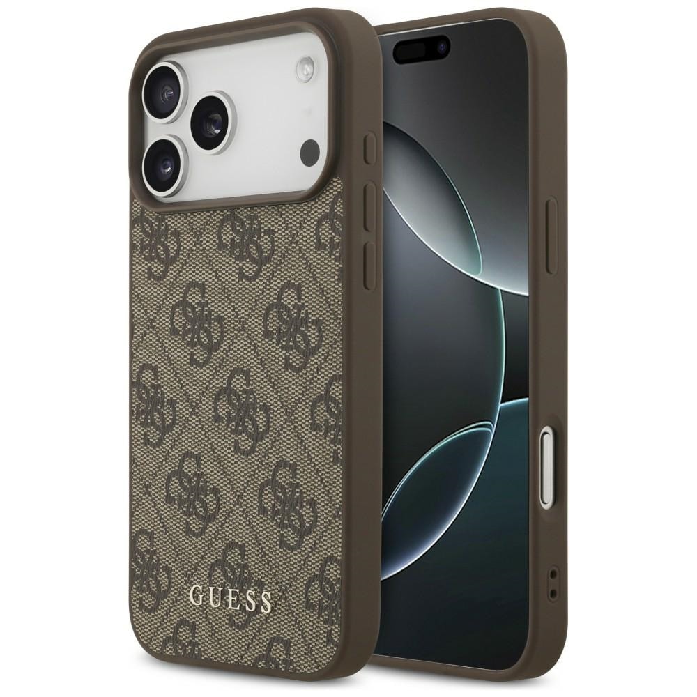 Guess 4G Classic-etui til iPhone 17 Pro Max / 18 Pro Max – brun