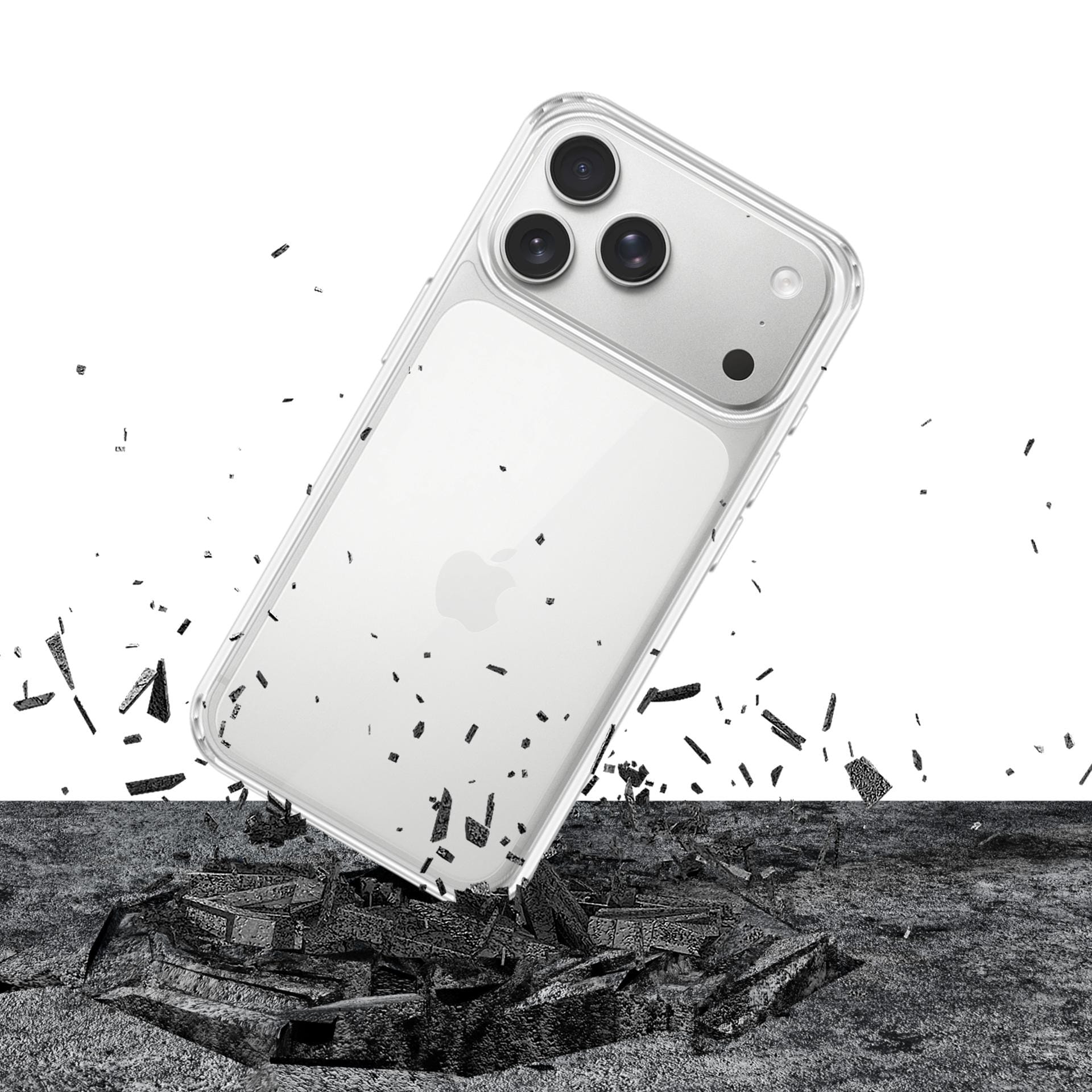 3mk Armor-etui til Apple iPhone 17 Pro Max / 18 Pro Max – gjennomsiktig