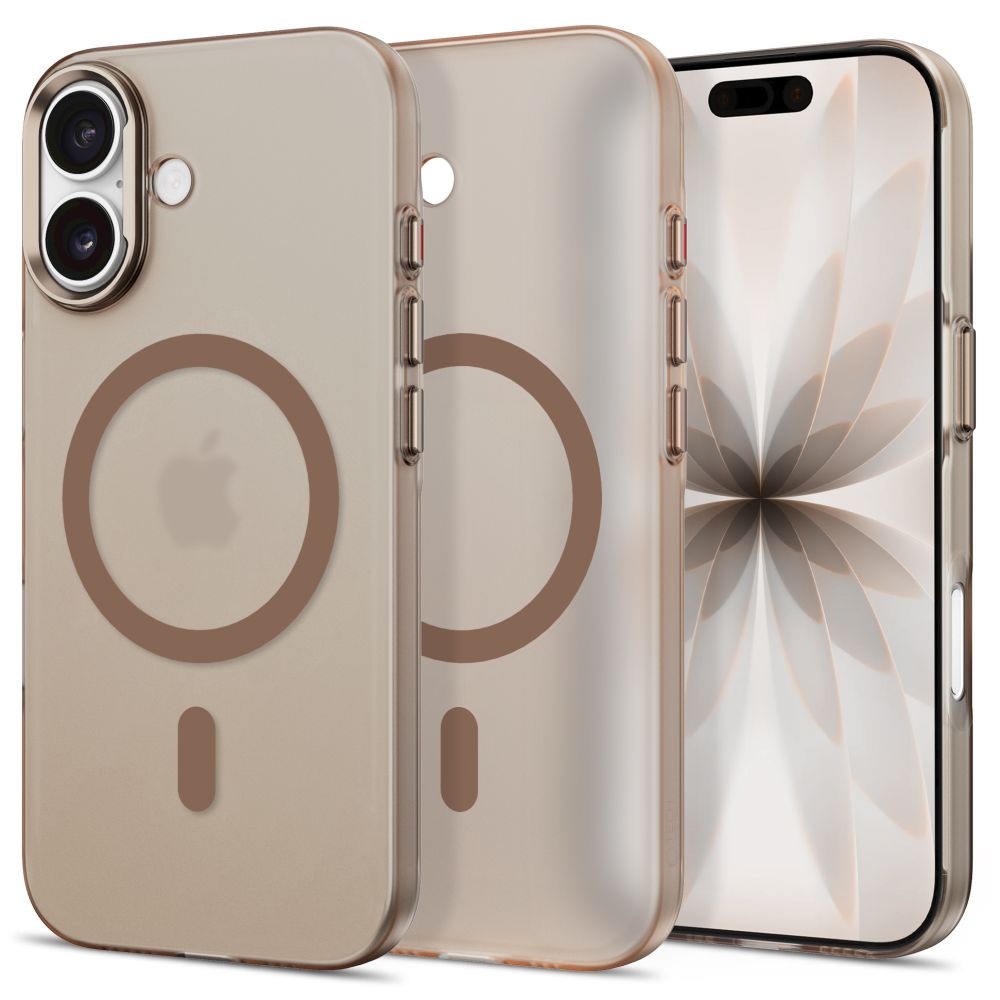 Tech-Protect MagZero MagSafe-etui til iPhone 17 – beige-brunt, matt