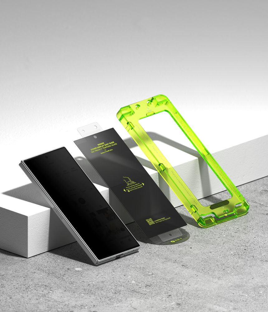 Ringke Easy Slide Privacy 360, 2-pakk med herdet glass til Samsung Galaxy Z Fold 8 Ultra