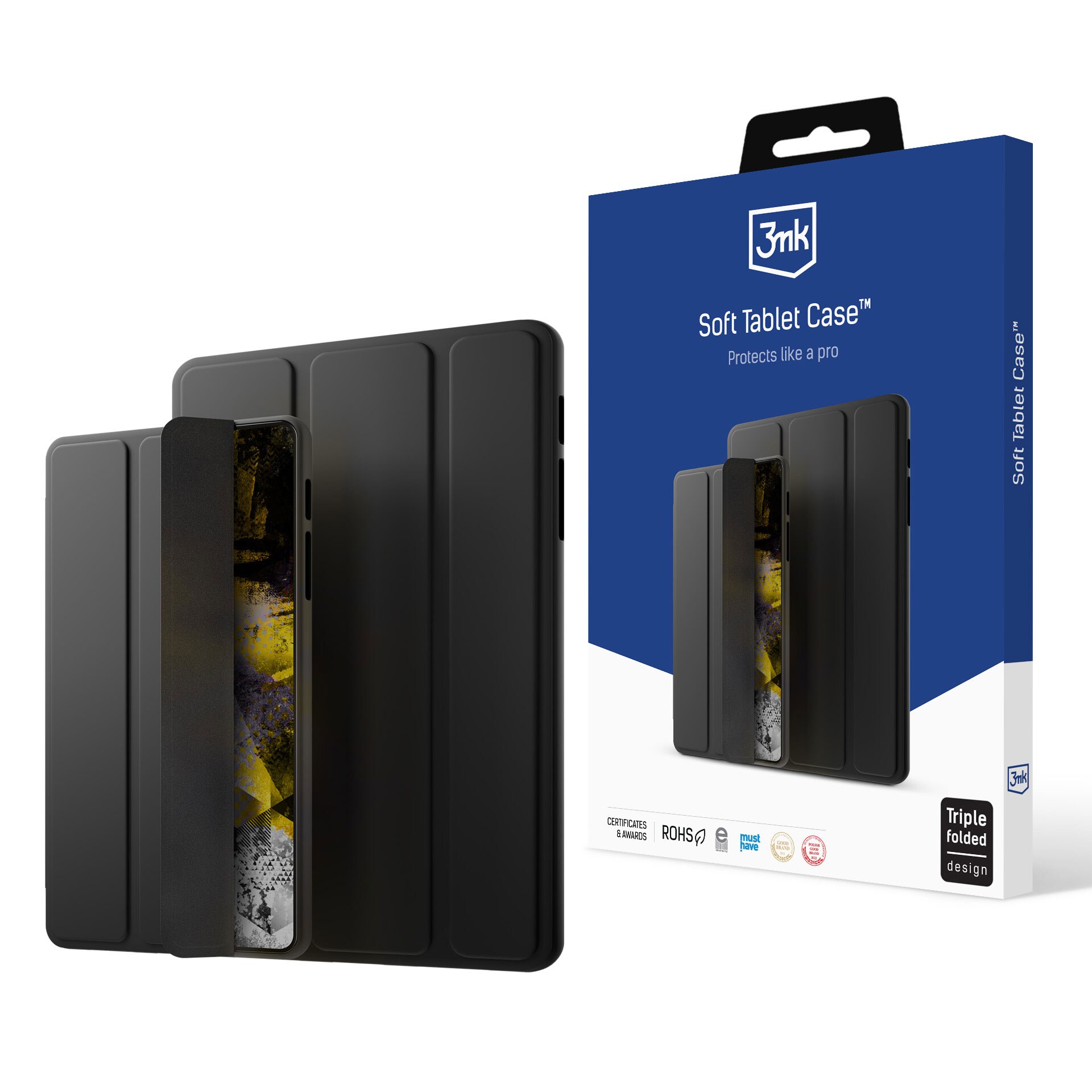 Mykt etui til Apple iPad Air 11 (M2, M3, M4) – svart
