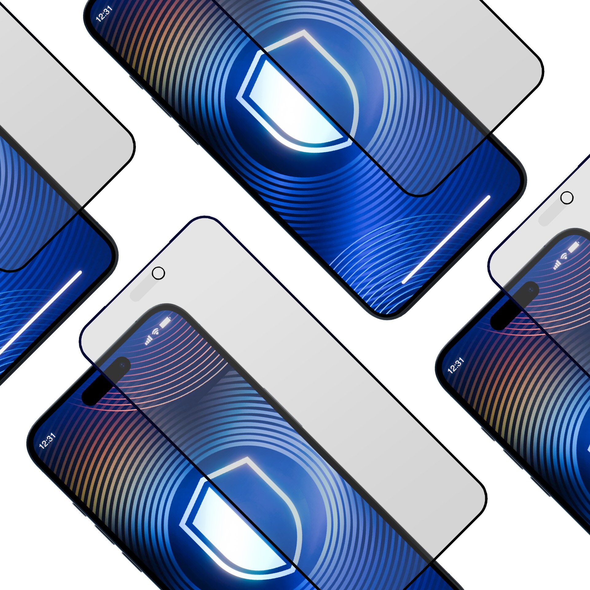3mk HardGlass Matt Max Privacy herdet glass til iPhone 18 Pro Max