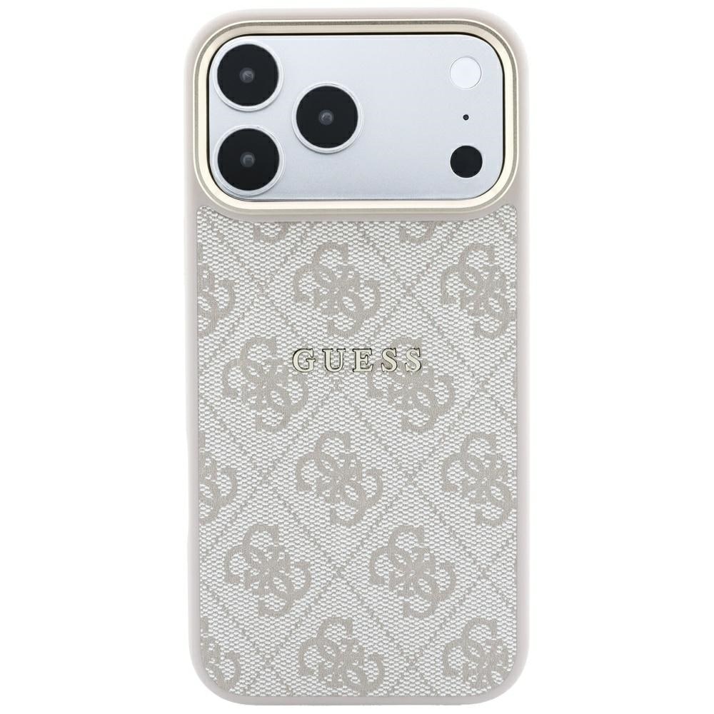 Guess preget 4G Classic MagSafe-etui til iPhone 17 Pro Max / 18 Pro Max – rosa