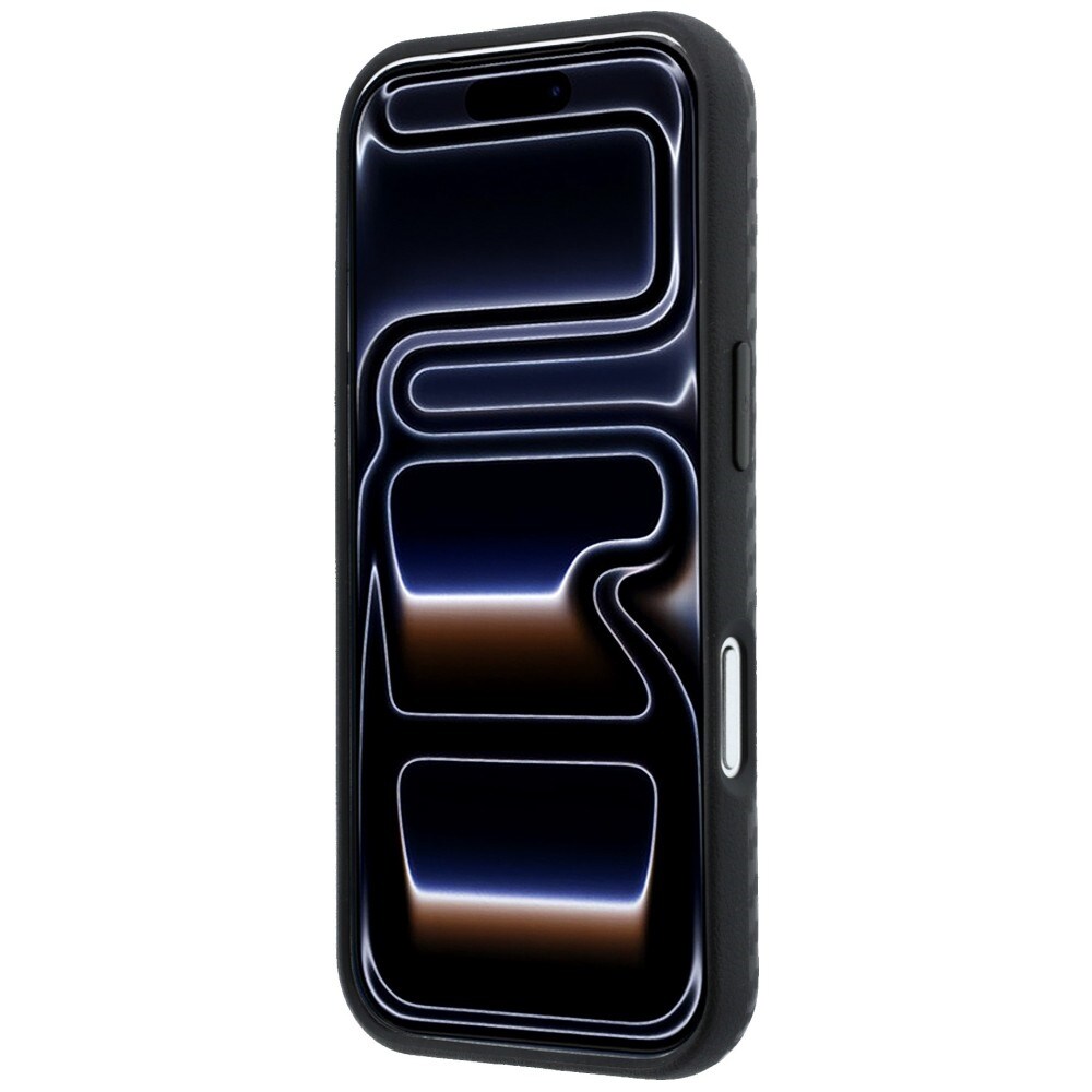 BMW M Carbon Metal-logo MagSafe-etui til iPhone 17 Pro / 18 Pro – svart