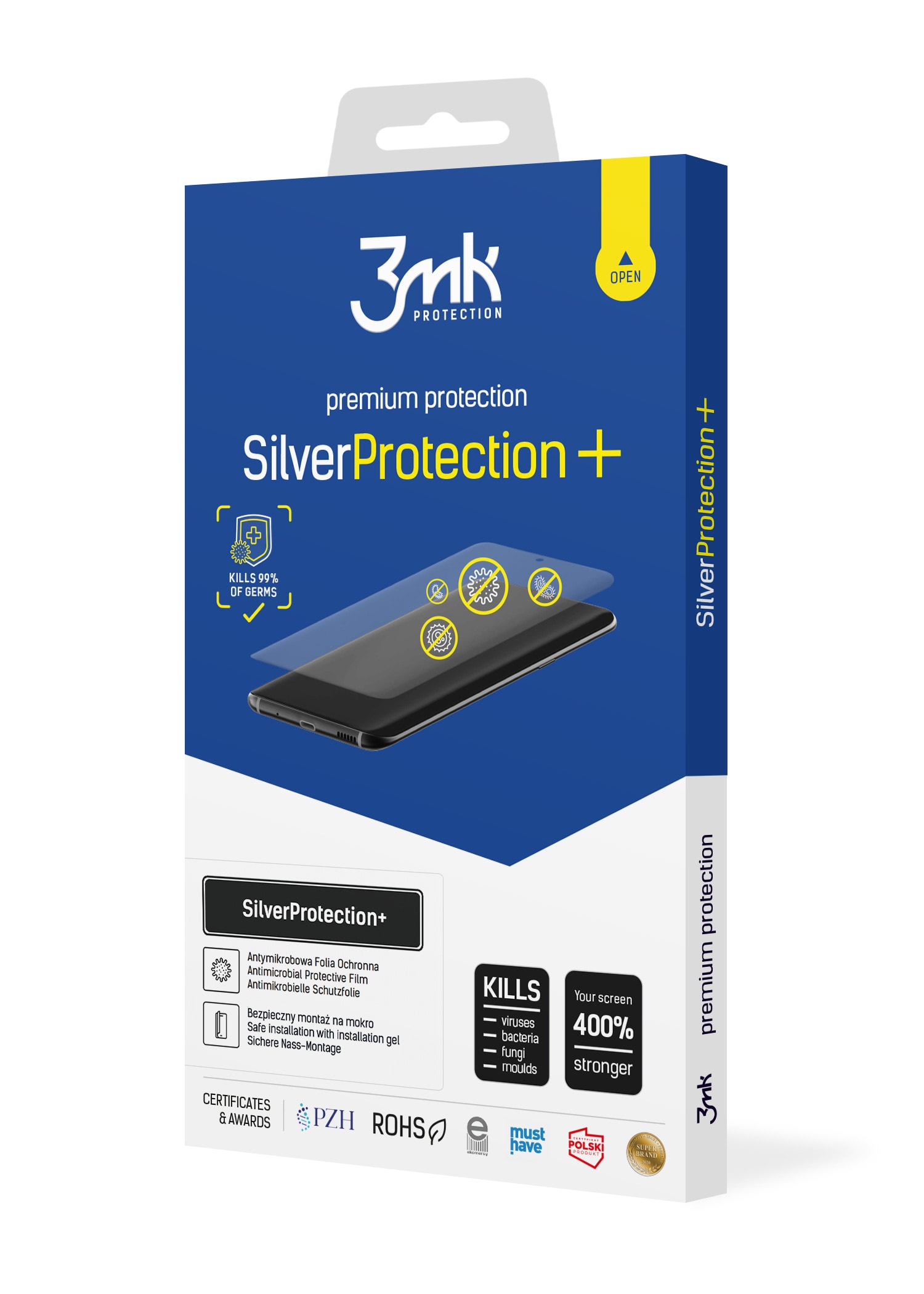 3mk SilverProtection+ beskyttelsesfilm til Samsung Galaxy Z Flip 8