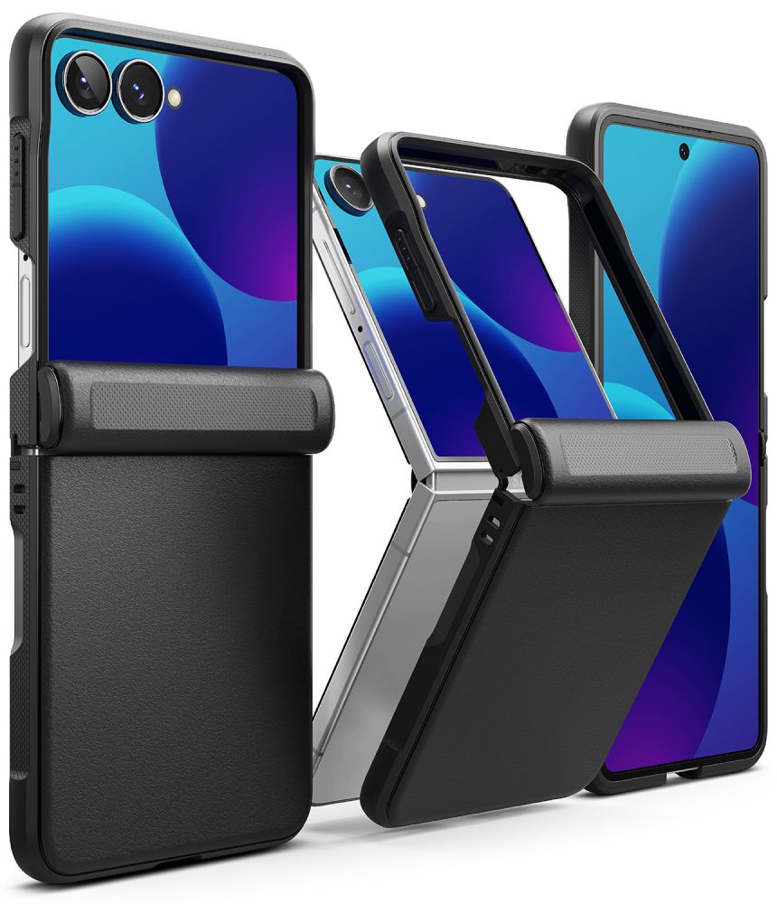 Ringke Onyx Flap-etui til Samsung Galaxy Z Flip 8 – svart
