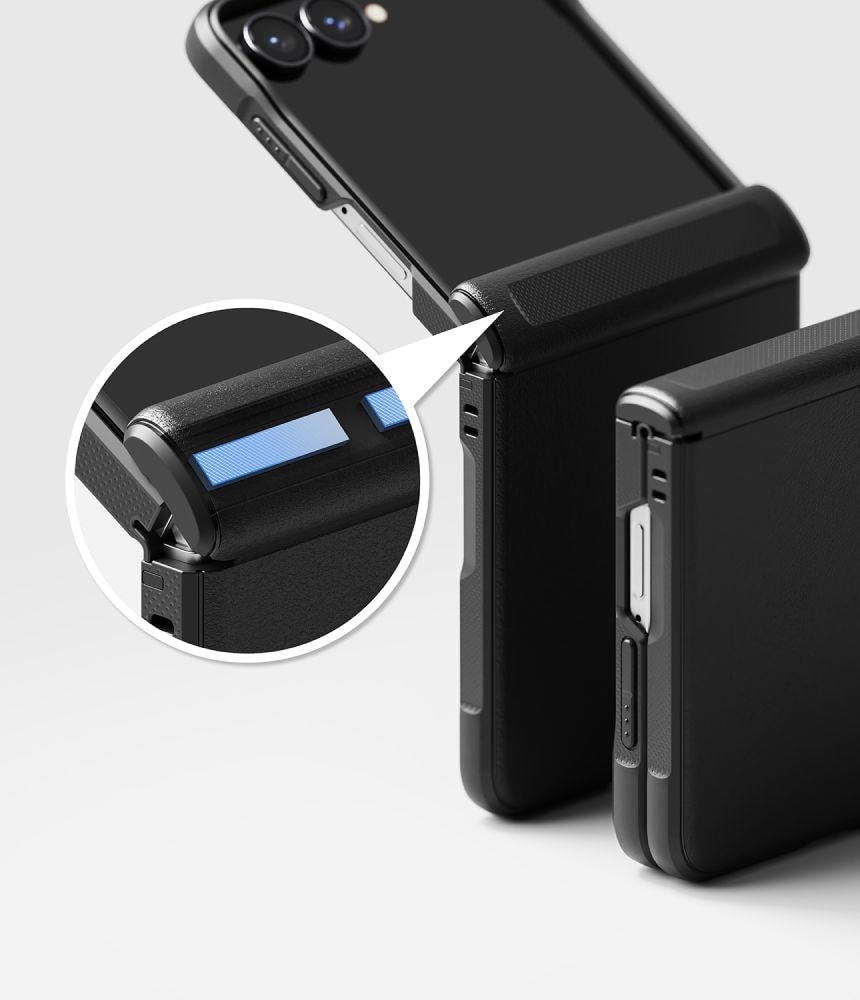 Ringke Onyx Flap-etui til Samsung Galaxy Z Flip 8 – svart