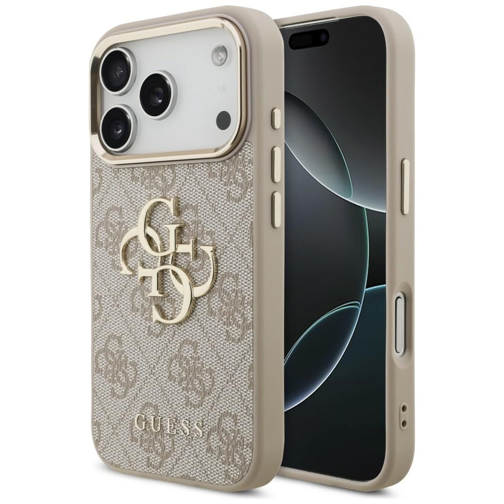 Guess 4G Big 4G Classic-logoskall til iPhone 17 Pro / 18 Pro – Rosagull