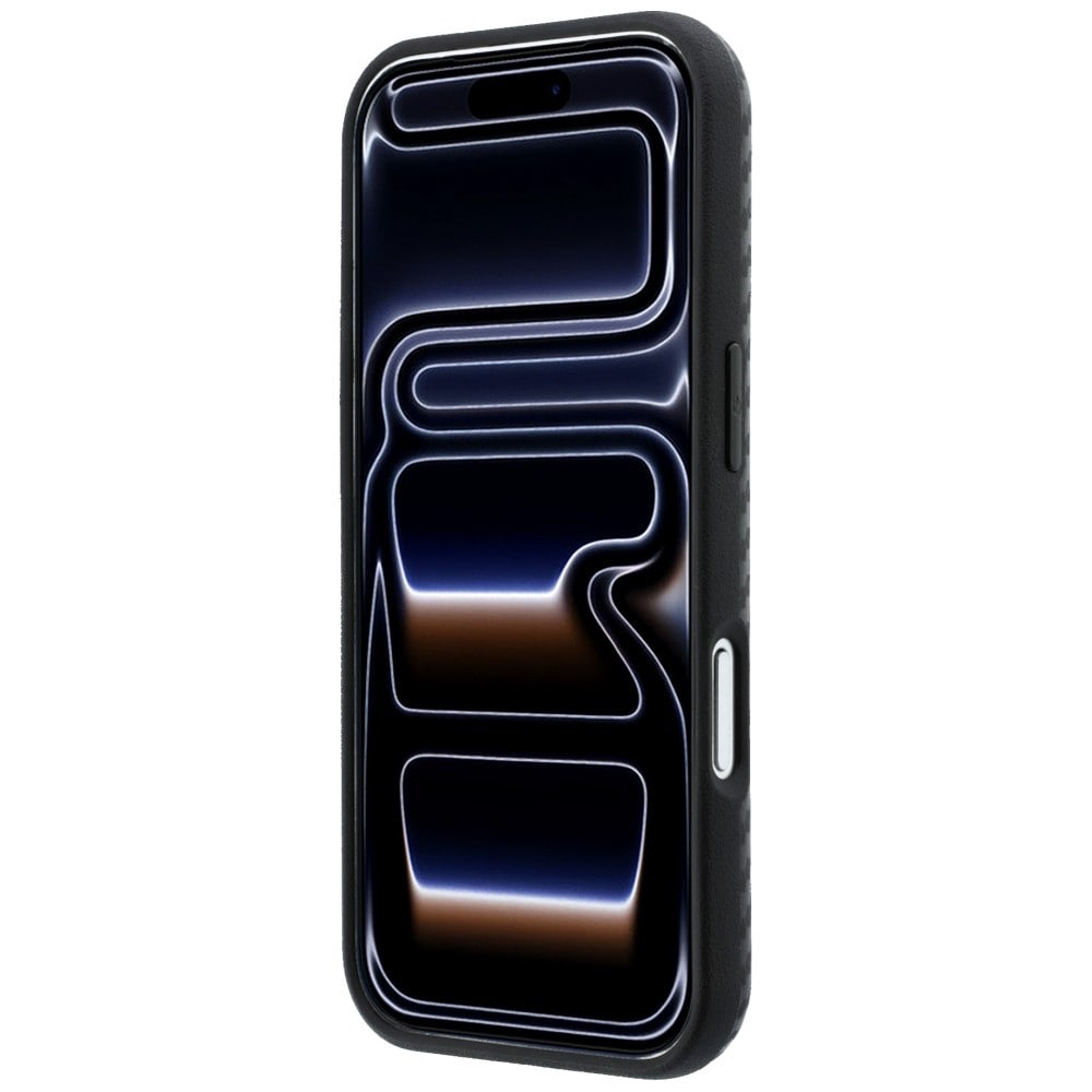 BMW M MagSafe-etui med karbonmønster for iPhone 17 Pro Max / 18 Pro Max – svart
