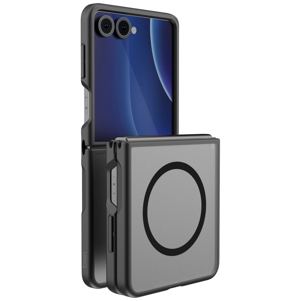Uniq Veren AF Magclick-ladetui til Samsung Galaxy Z Flip 8 – svart