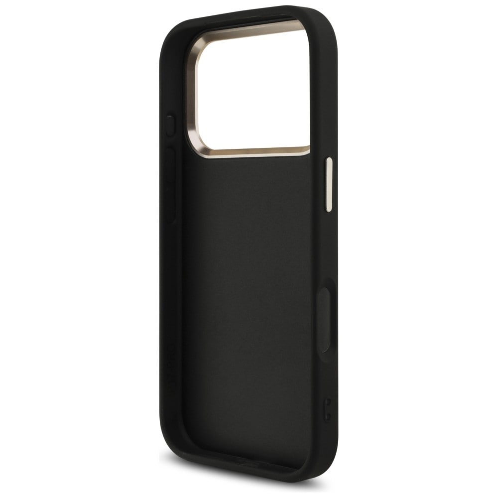 Guess 4G Big 4G Classic Logo-etui til iPhone 17 Pro / 18 Pro – svart og gull