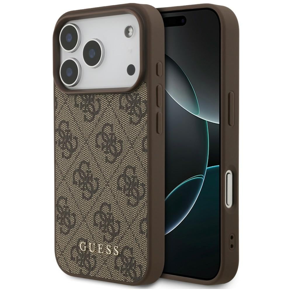 Guess 4G Classic-etui til iPhone 17 Pro / 18 Pro – brun
