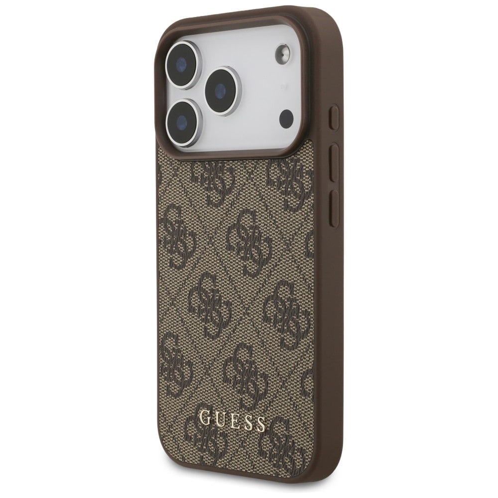 Guess 4G Classic-etui til iPhone 17 Pro / 18 Pro – brun