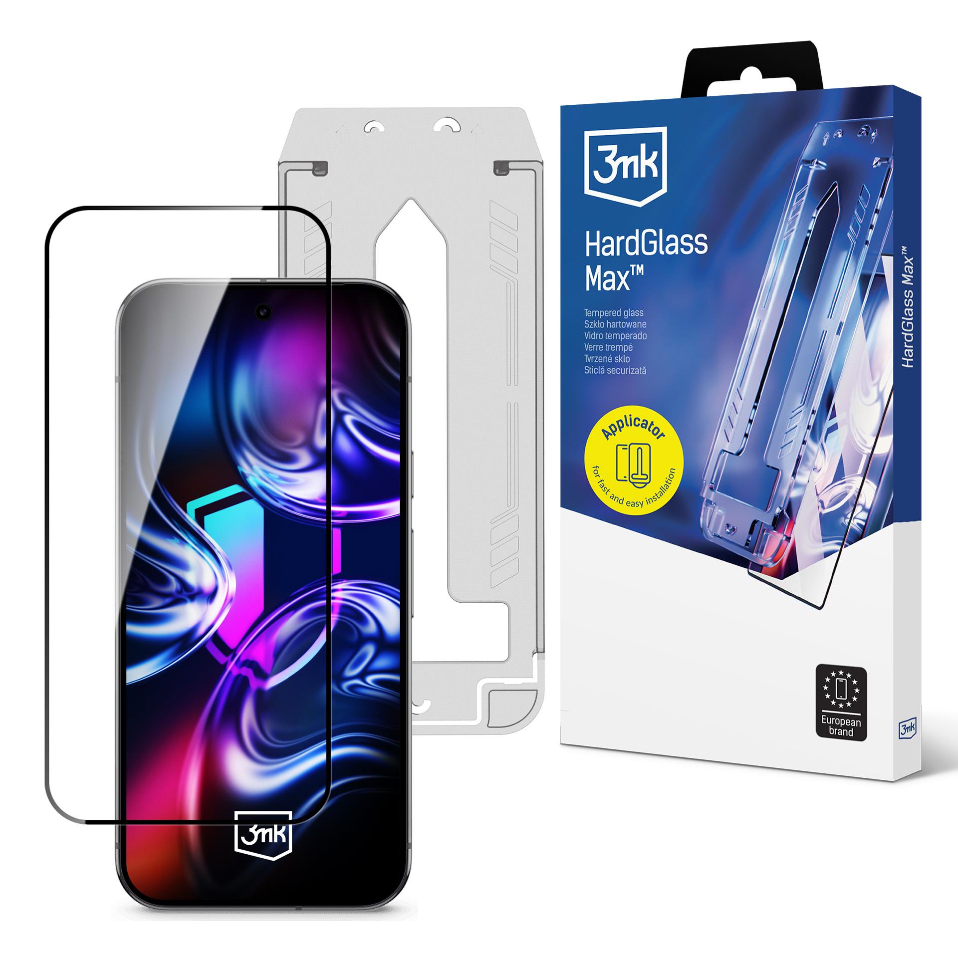 3mk Hardglass Max herdet glass til Google Pixel 10 / 10 Pro / 11 / 11 Pro