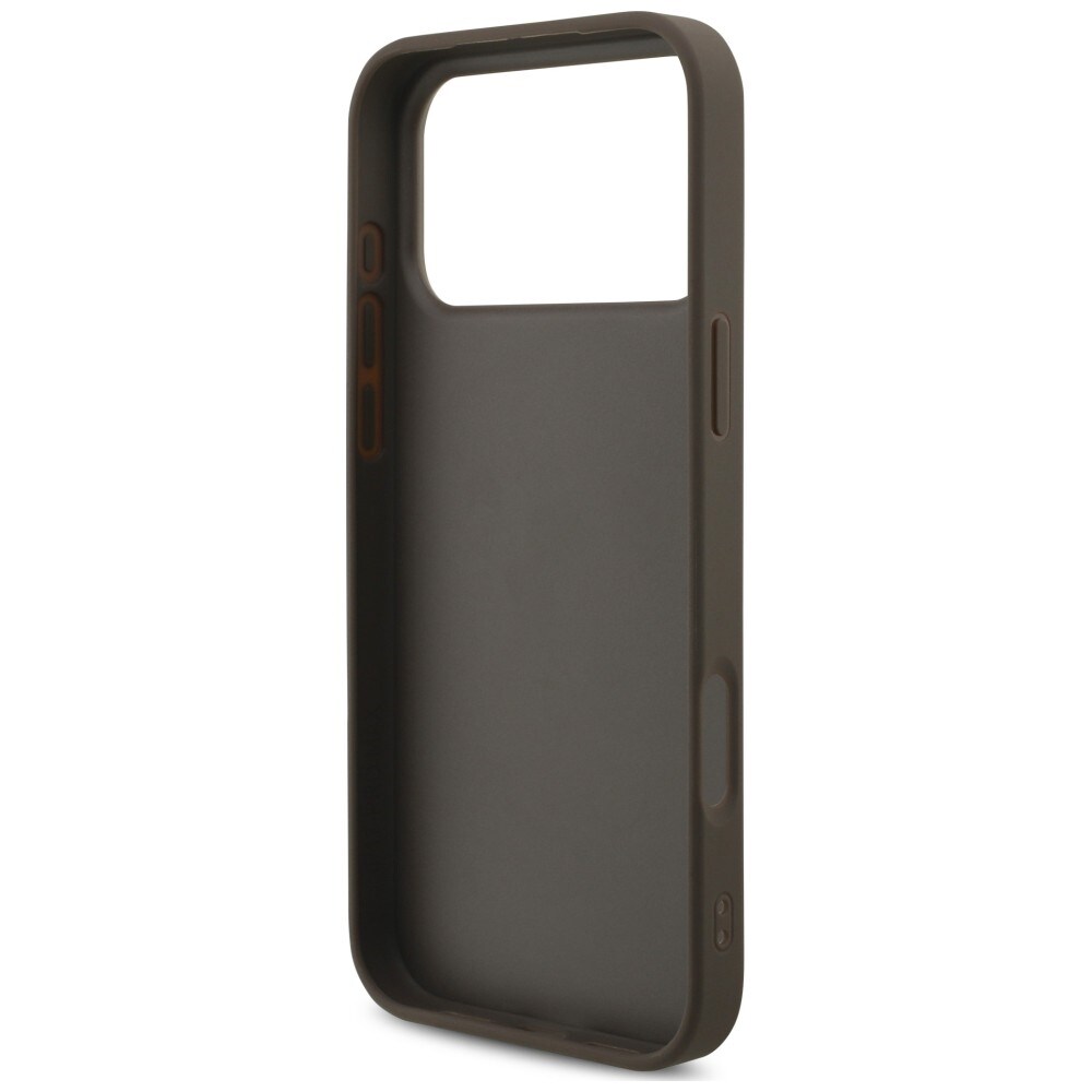 Guess 4G-etui med stort logo for iPhone 17 Pro / 18 Pro – brun