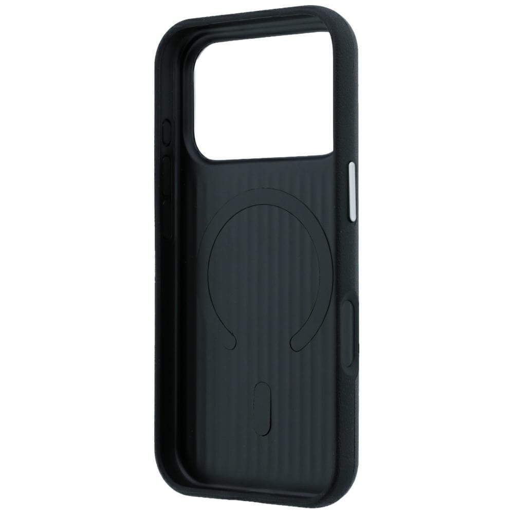 Mercedes skinnetui (delvis omslag) Iconic Line med MagSafe til iPhone 18/17 Pro Max – svart
