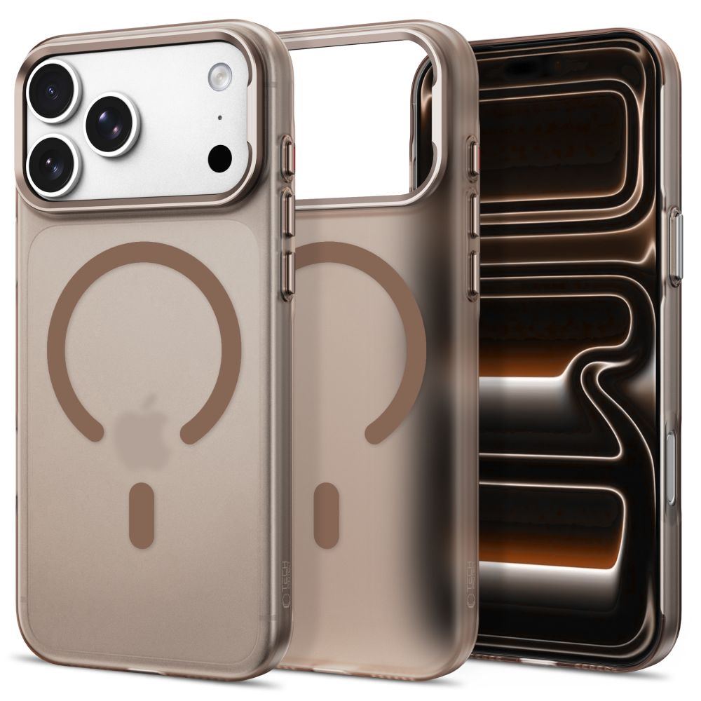 Tech-Protect MagZero MagSafe-etui til iPhone 17 Pro / 18 Pro – matt brun