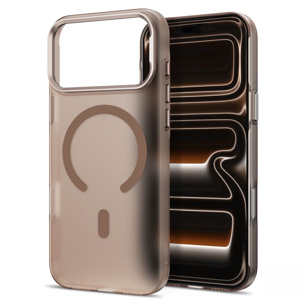 Tech-Protect MagZero MagSafe-etui til iPhone 17 Pro / 18 Pro – matt brun