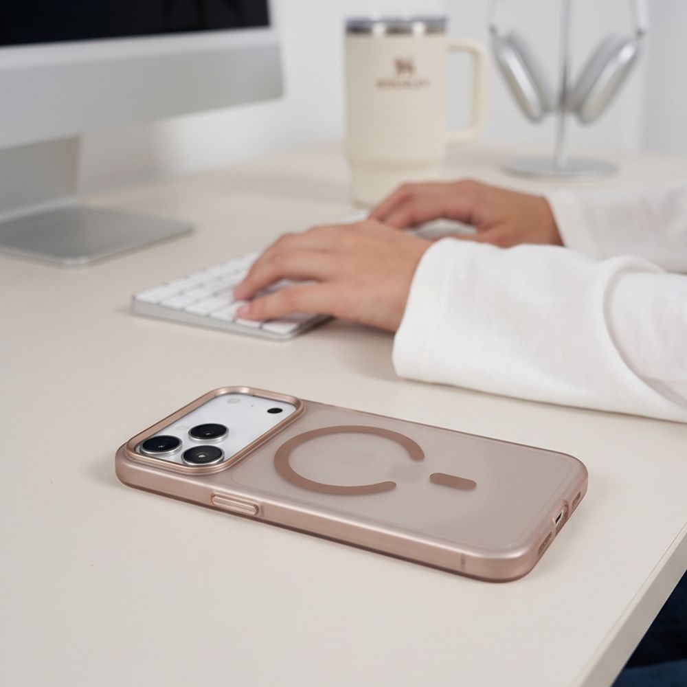 Tech-Protect MagZero MagSafe-etui til iPhone 17 Pro / 18 Pro – matt brun