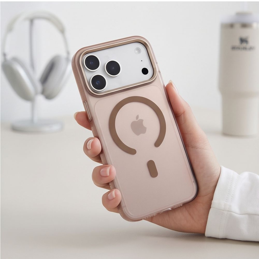 Tech-Protect MagZero MagSafe-etui til iPhone 17 Pro / 18 Pro – matt brun