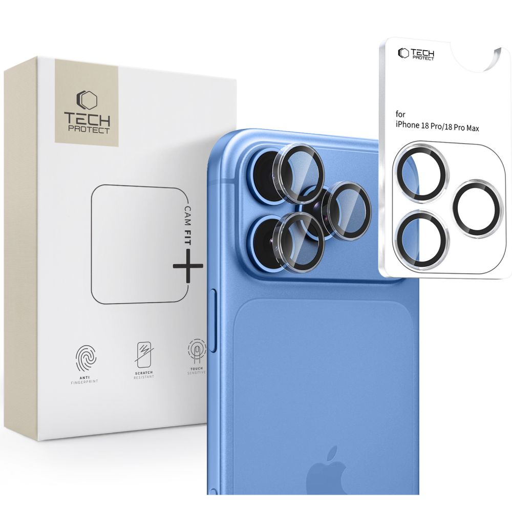 Tech-Protect Camring Fit+ kameradeksel til iPhone 18 Pro / 18 Pro Max