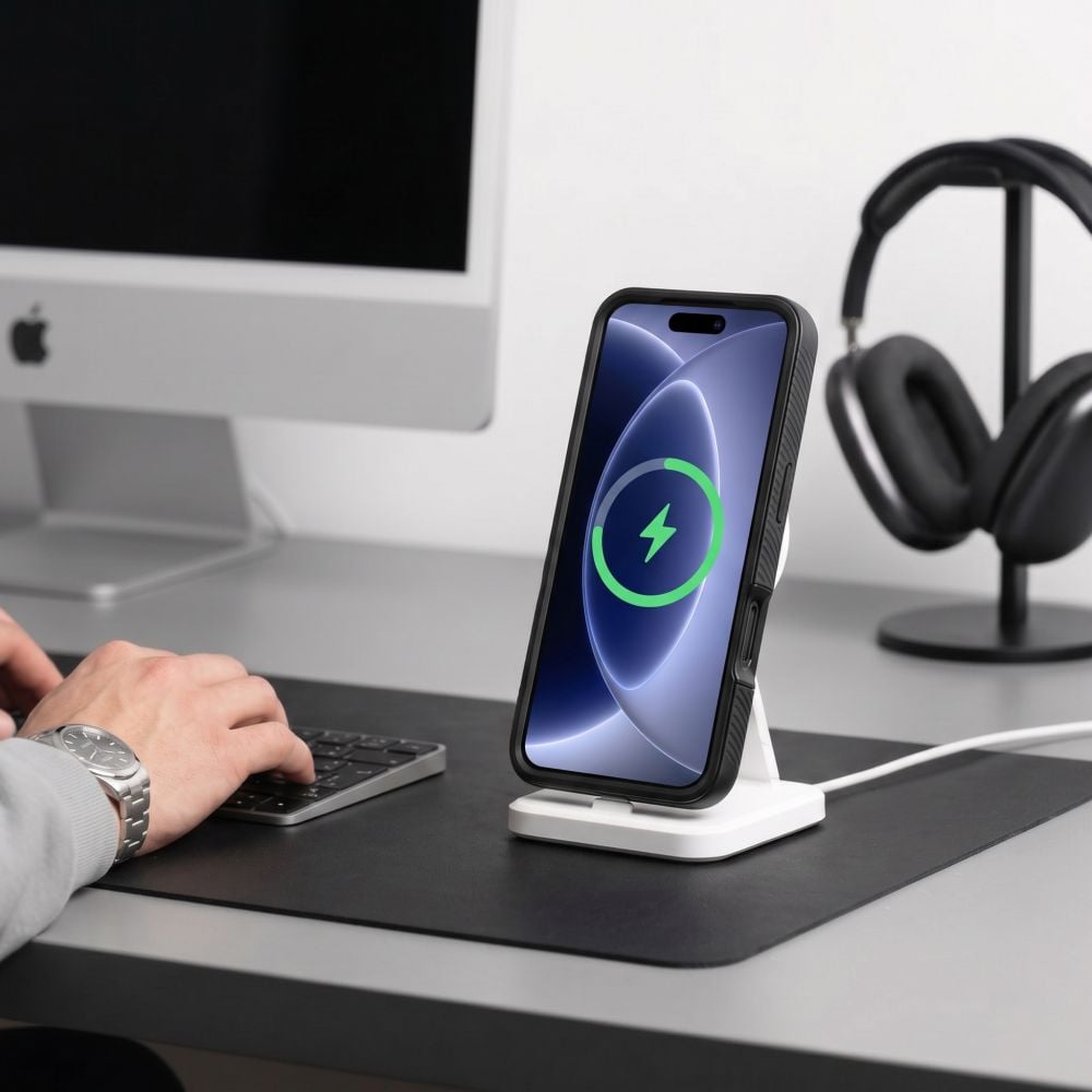 Tech-Protect Defense MagSafe-etui til iPhone 17 Pro / 18 Pro – matt svart