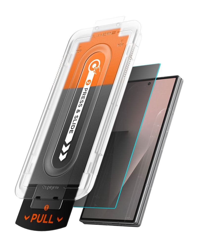 Spigen Glas.tR EZ Fit Pro HD Privacy – 2-pakk med herdet glass til Samsung Galaxy Z Fold 7/8 Ultra