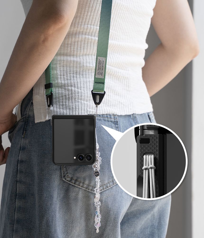 Ringke Onyx Flap Magsafe-etui til Samsung Galaxy Z Flip 8 – svart