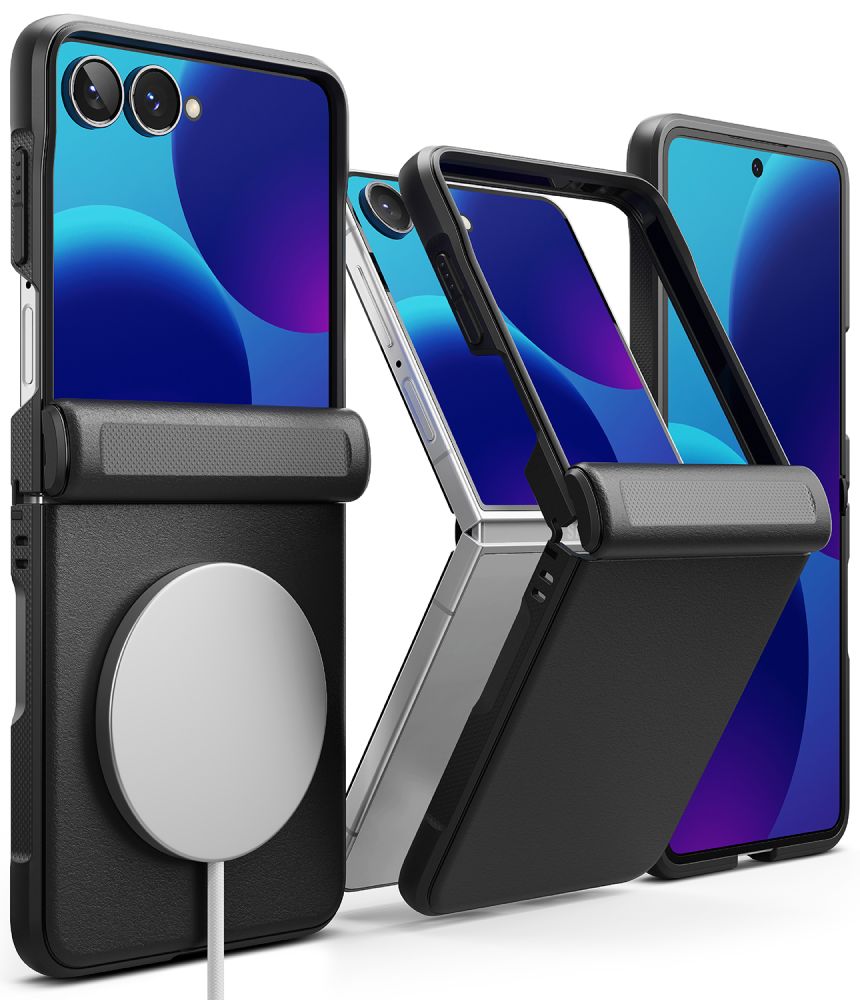 Ringke Onyx Flap Magsafe-etui til Samsung Galaxy Z Flip 8 – svart