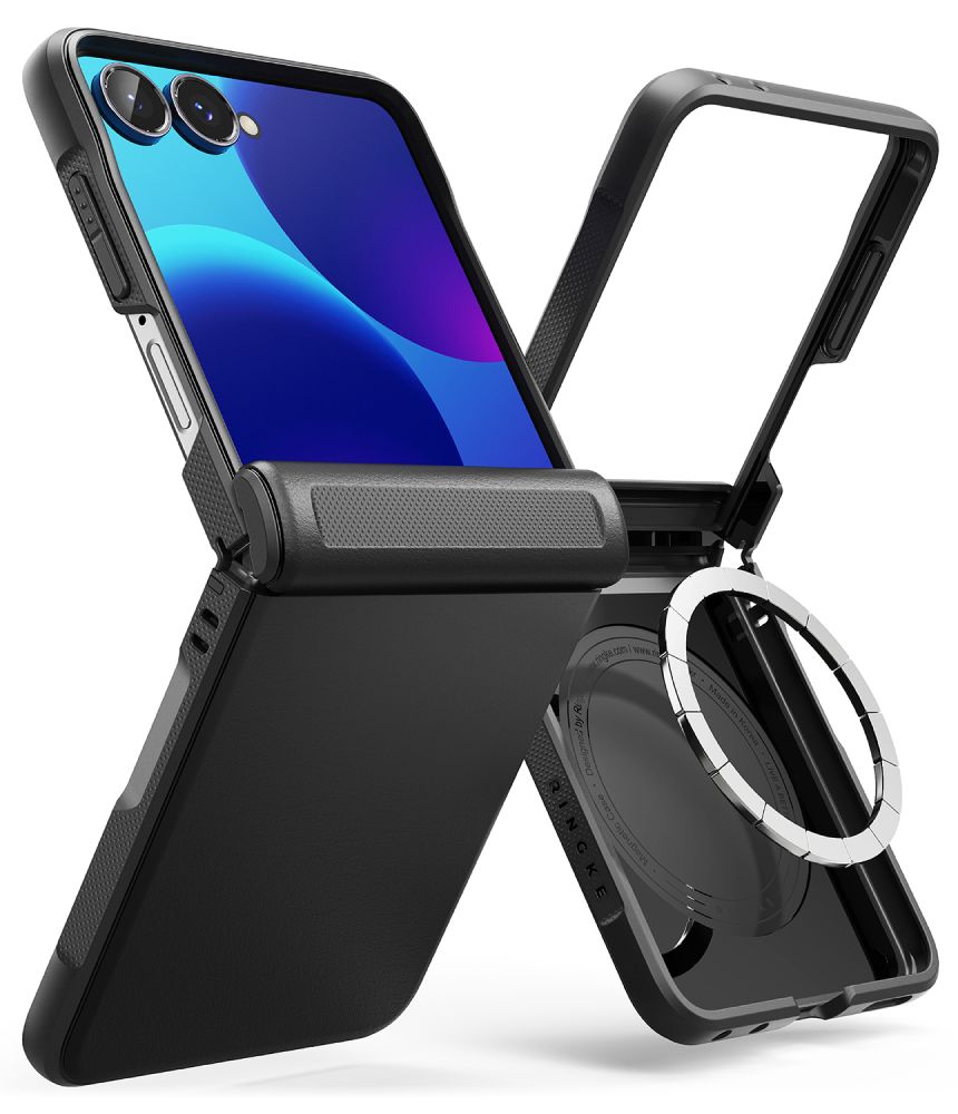 Ringke Onyx Flap Magsafe-etui til Samsung Galaxy Z Flip 8 – svart