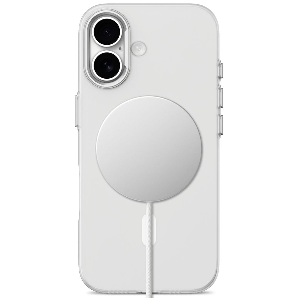 Tech-Protect MagZero MagSafe-etui til iPhone 17 – matt hvit