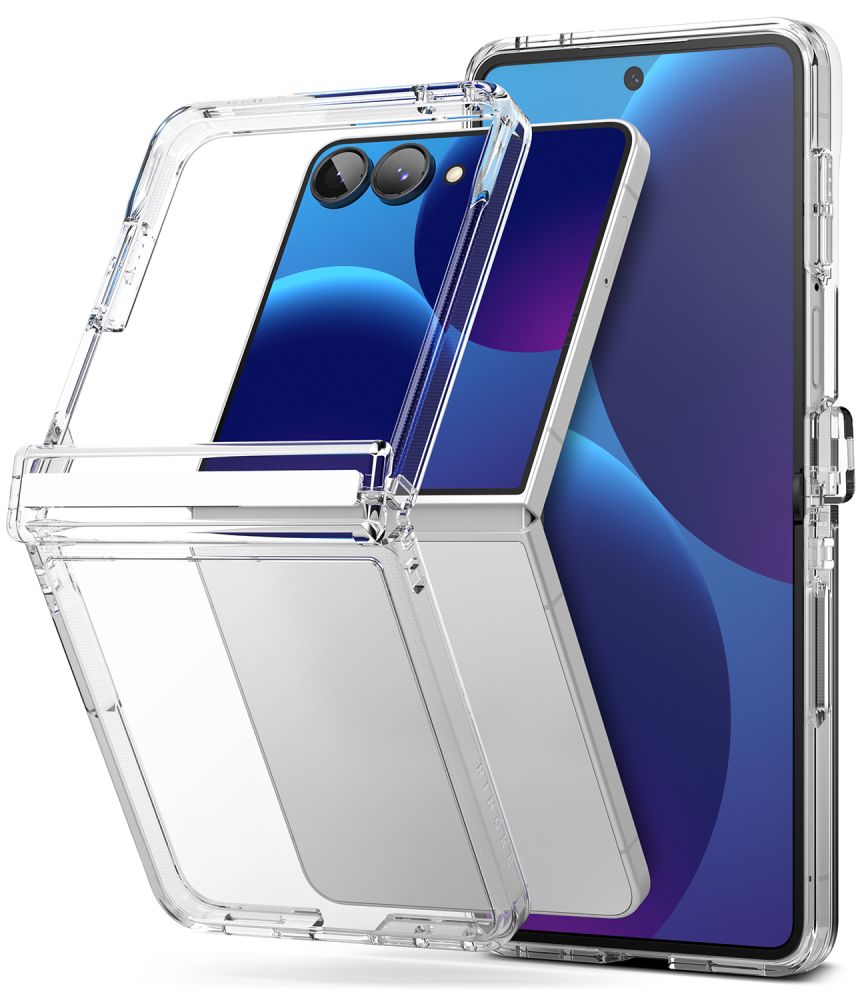 Ringke Fusion Flap-etui til Samsung Galaxy Z Flip 8 – gjennomsiktig