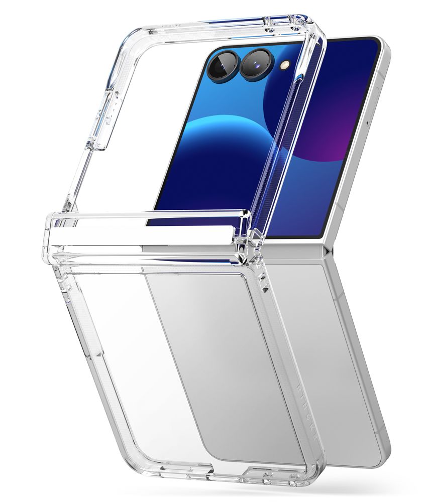 Ringke Fusion Flap-etui til Samsung Galaxy Z Flip 8 – gjennomsiktig