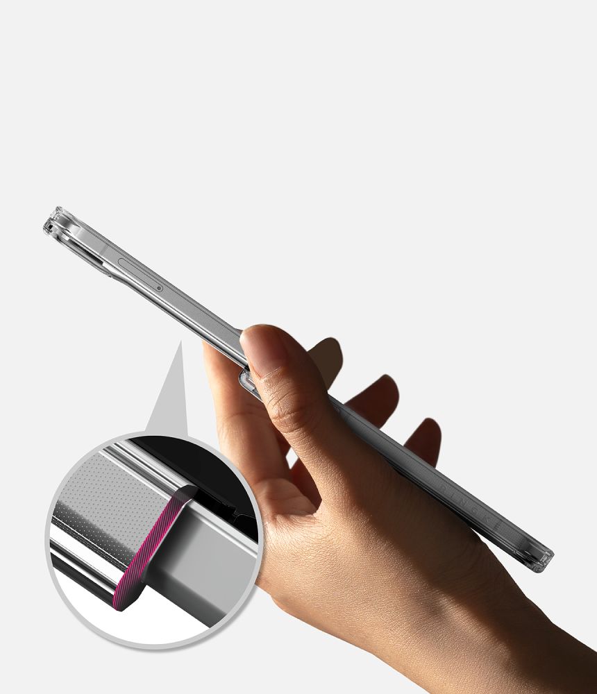 Ringke Fusion Flap-etui til Samsung Galaxy Z Flip 8 – gjennomsiktig