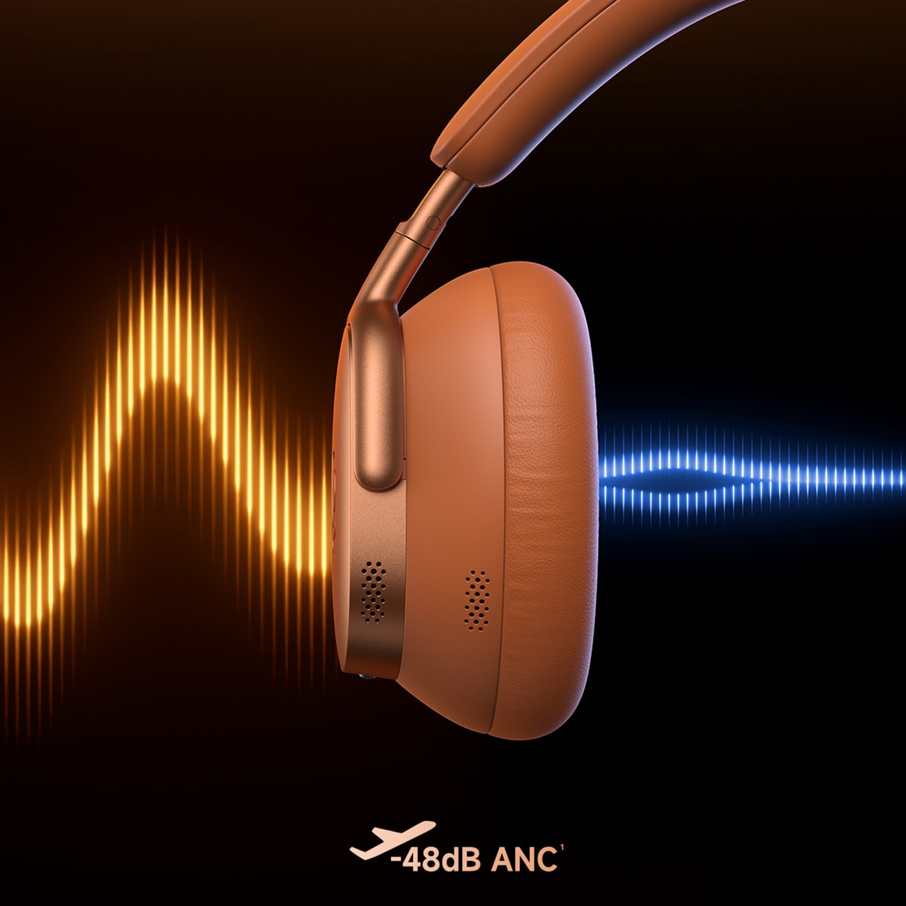 Baseus Inspire XH1 Sound by Bose – trådløse hodetelefoner m/ ANC og Dolby Audio, Starry Heat