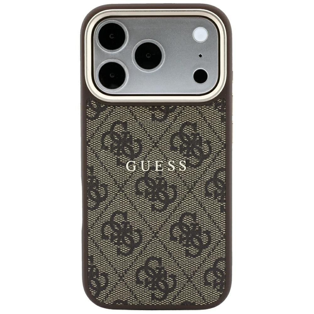 Guess preget 4G Classic MagSafe-etui til iPhone 17 Pro Max / 18 Pro Max – brun