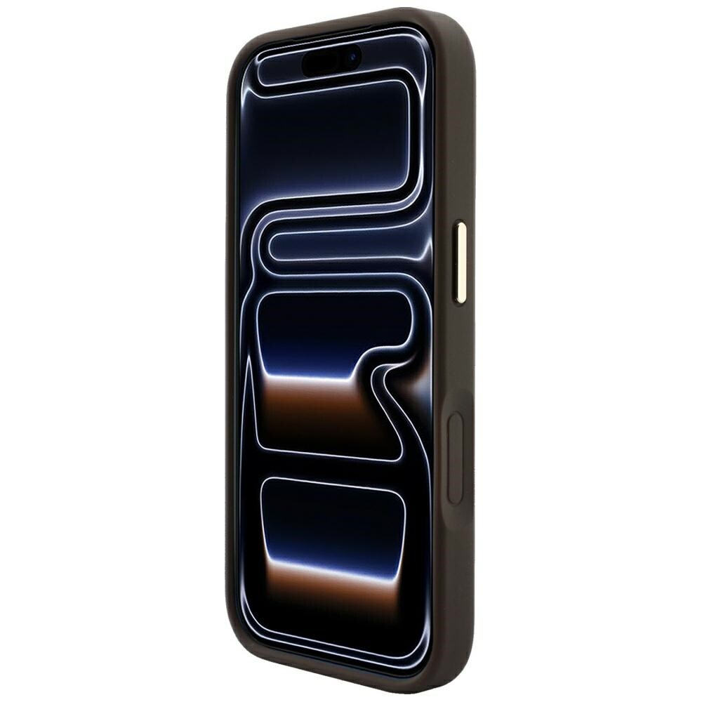 Guess preget 4G Classic MagSafe-etui til iPhone 17 Pro Max / 18 Pro Max – brun