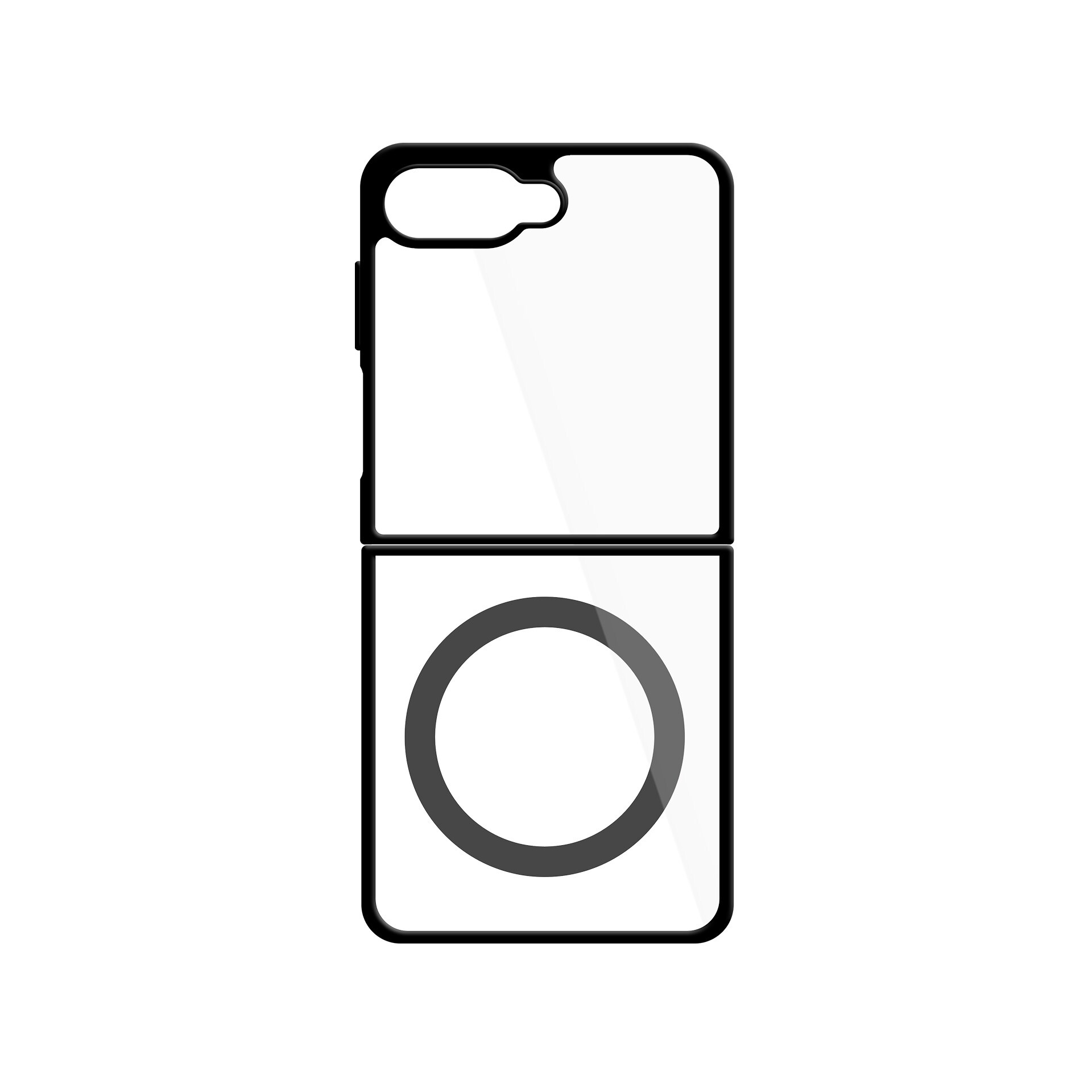 3mk Satin Armor Case+ Flip til Samsung Galaxy Z Flip 8 – gjennomsiktig