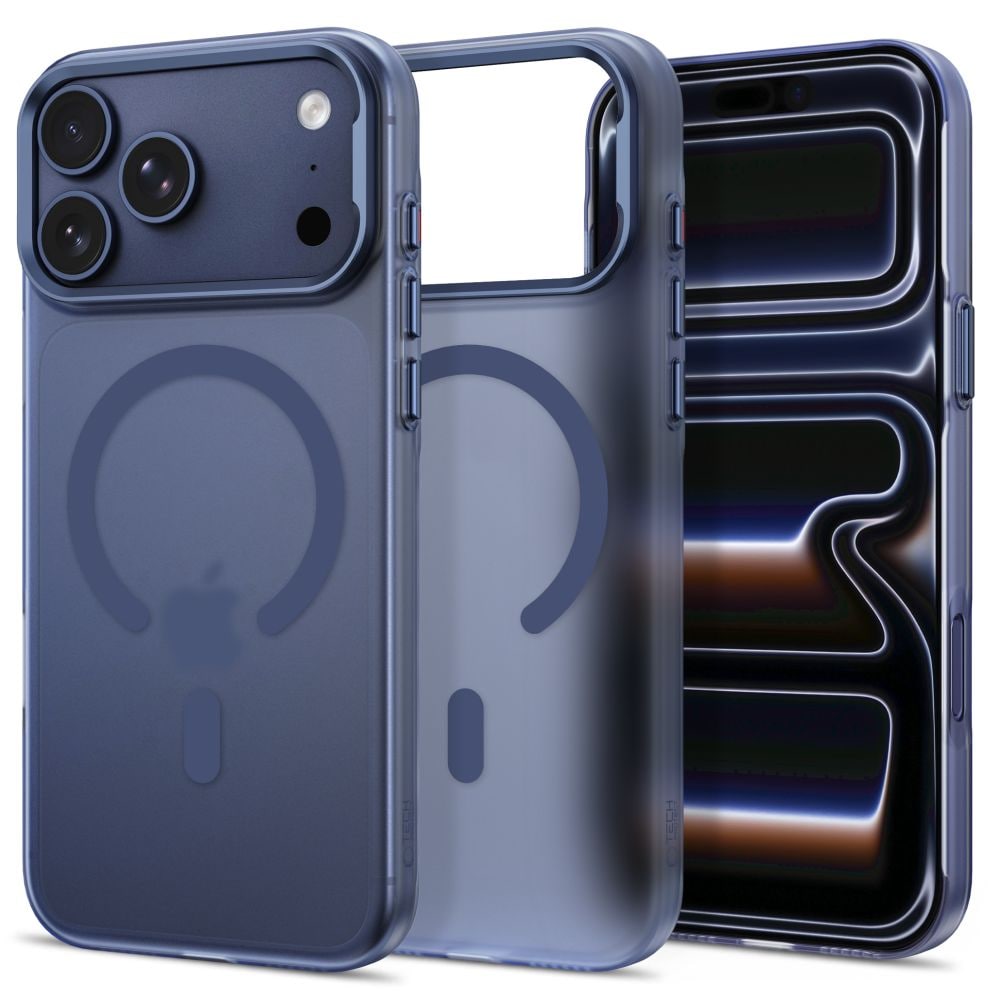 Tech-Protect MagZero MagSafe-etui til iPhone 17 Pro Max / 18 Pro Max – matt marineblå