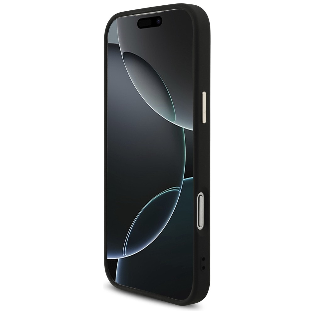 Guess 4G Big 4G Classic Logo-etui til iPhone 17 Pro Max / 18 Pro Max – svart og gull