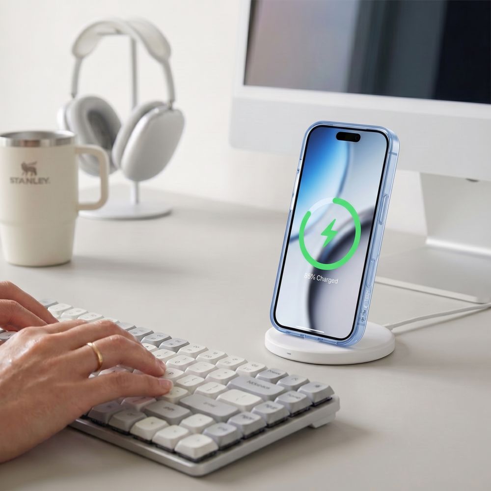 Tech-Protect MagPeak MagSafe CC-etui til iPhone 18 Pro Max / 17 Pro Max – gjennomsiktig