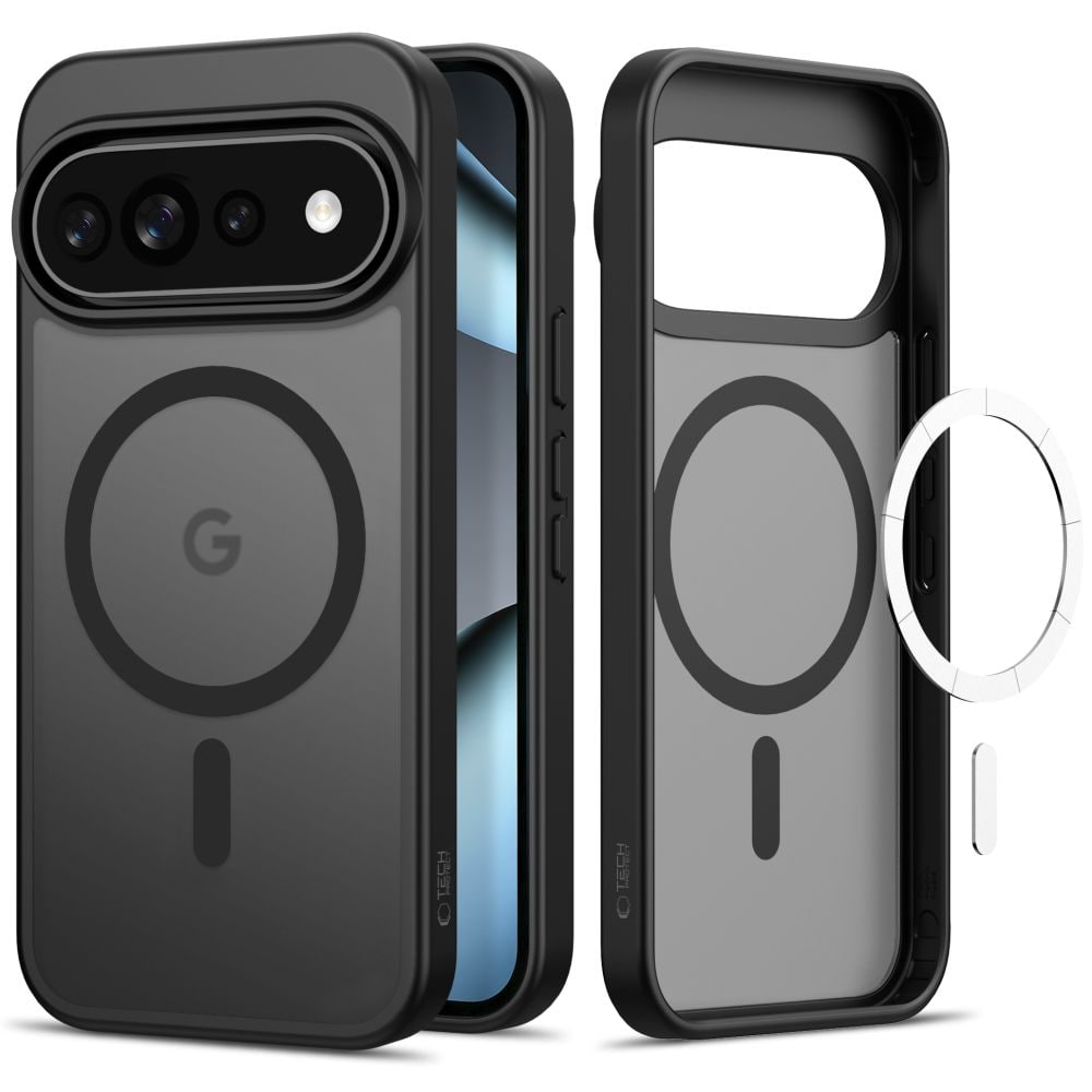 Tech-Protect Magmat MagSafe-etui til Google Pixel 9 Pro XL / 10 Pro XL / 11 Pro XL – matt svart