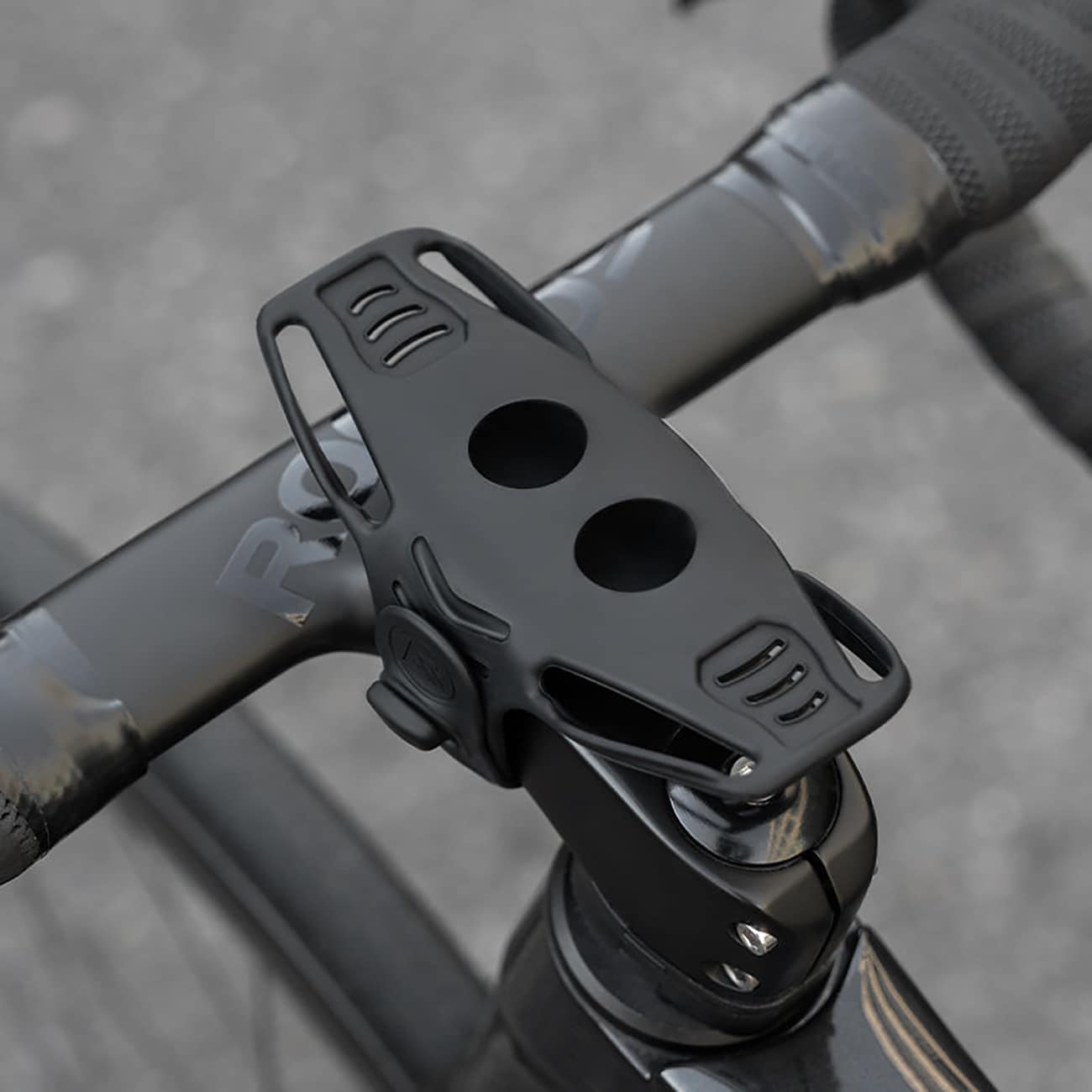 Rockbros LF24166 Silikon-telefonholder til sykkel, 4–7" – svart
