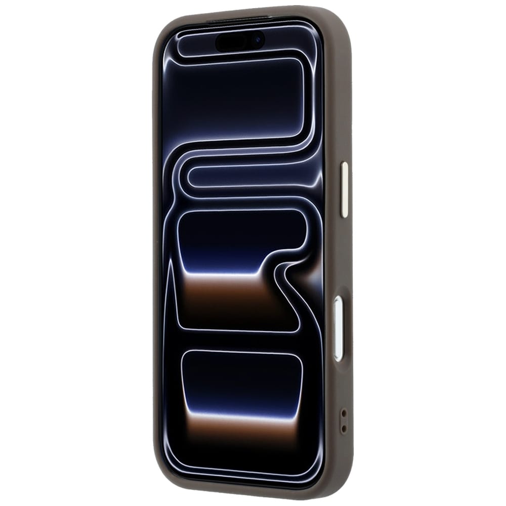 Guess 4G & Big Strass-logo-etui til iPhone 17 Pro Max / 18 Pro Max – brun
