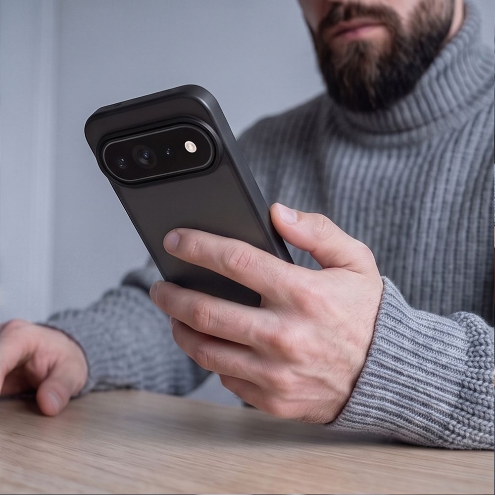 Tech-Protect Magmat-etui til Google Pixel 9 Pro XL / 10 Pro XL / 11 Pro XL – matt svart