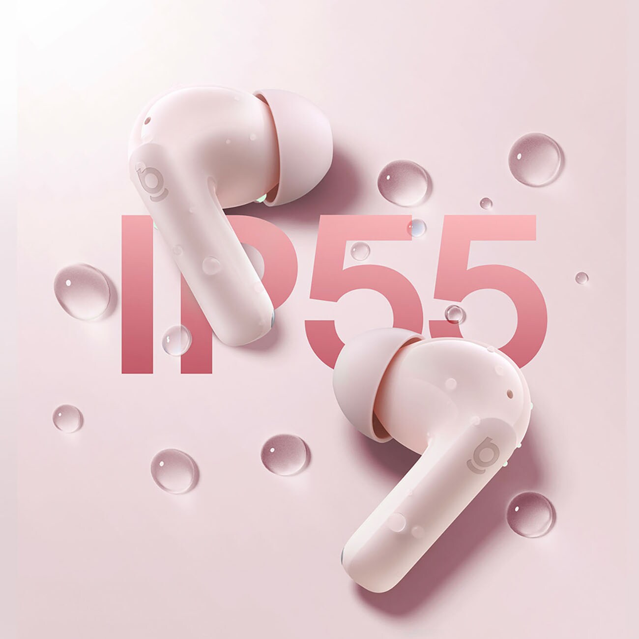 Baseus Bass EP10 TWS trådløse in-ear-hodetelefoner med ANC – rosa