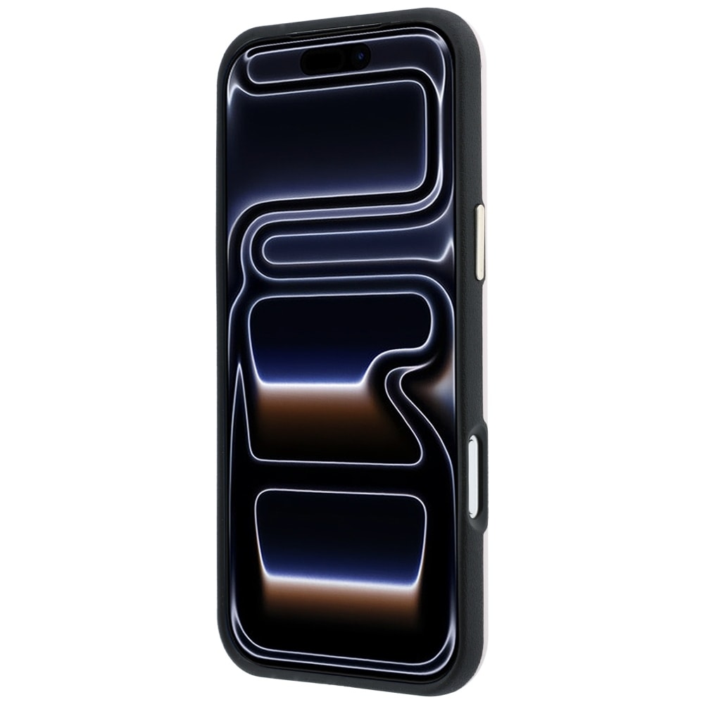 Guess perforert 4G-Magsafe-etui med gullogo til iPhone 17 Pro Max / 18 Pro Max – rosa