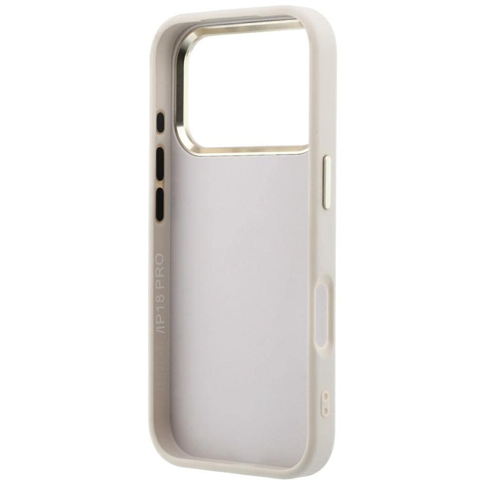 Guess 4G & Big Resin-logoetui til iPhone 17 Pro Max / 18 Pro Max – Rosa