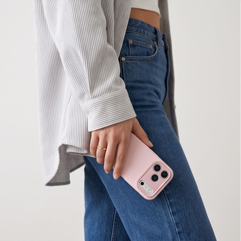 Tech-Protect Uniq MagSafe CC-etui til iPhone 18 Pro Max / 17 Pro Max – rosa