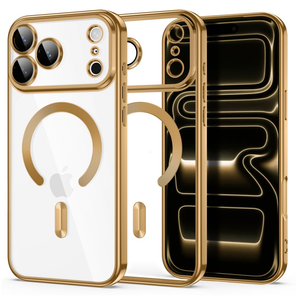 Tech-Protect MagFlex-etui til iPhone 18 Pro Max / 17 Pro Max – gull